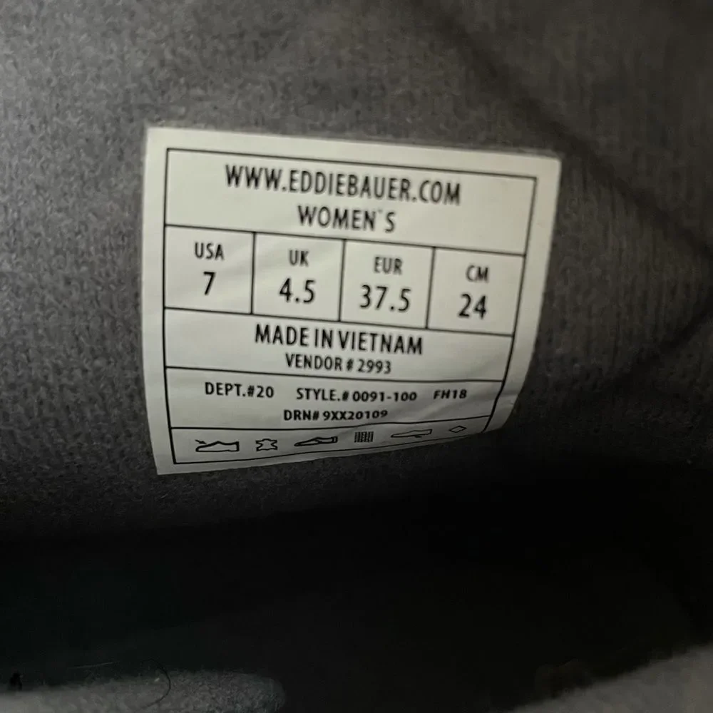Women’s Eddie Bauer Hunt Pac Mid Boot Black Size 7